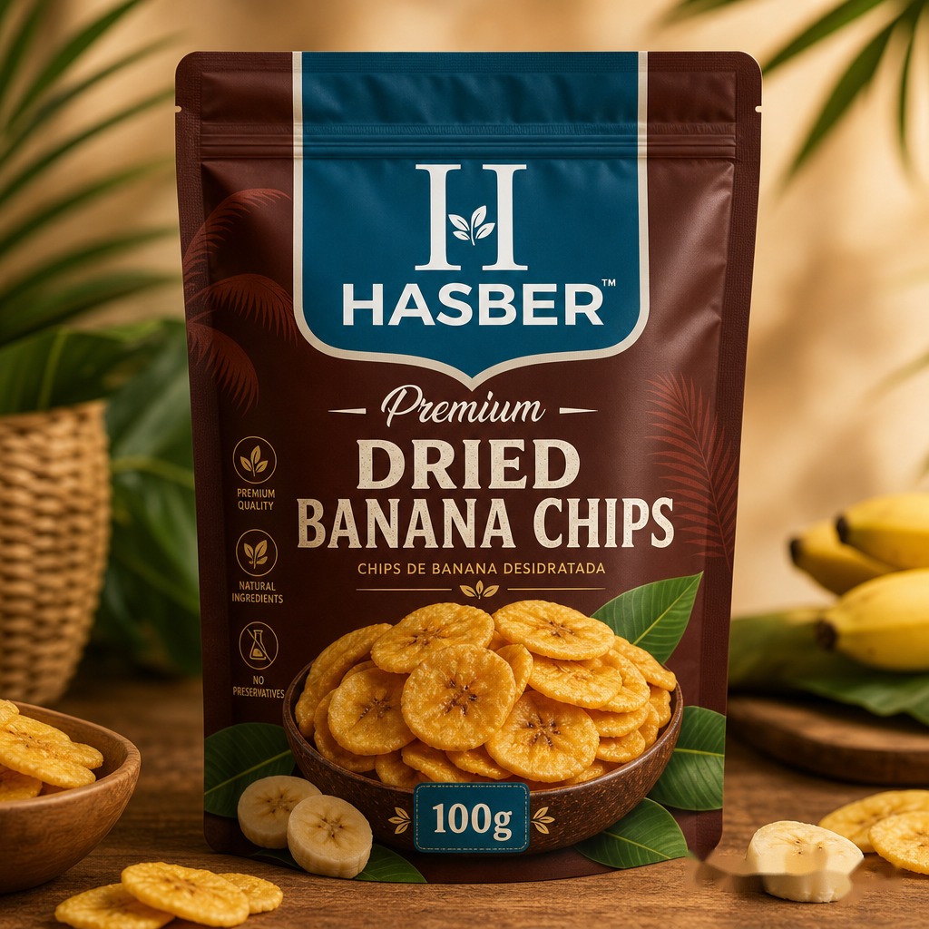 Chips de Banana Desidratada Hasber 100g