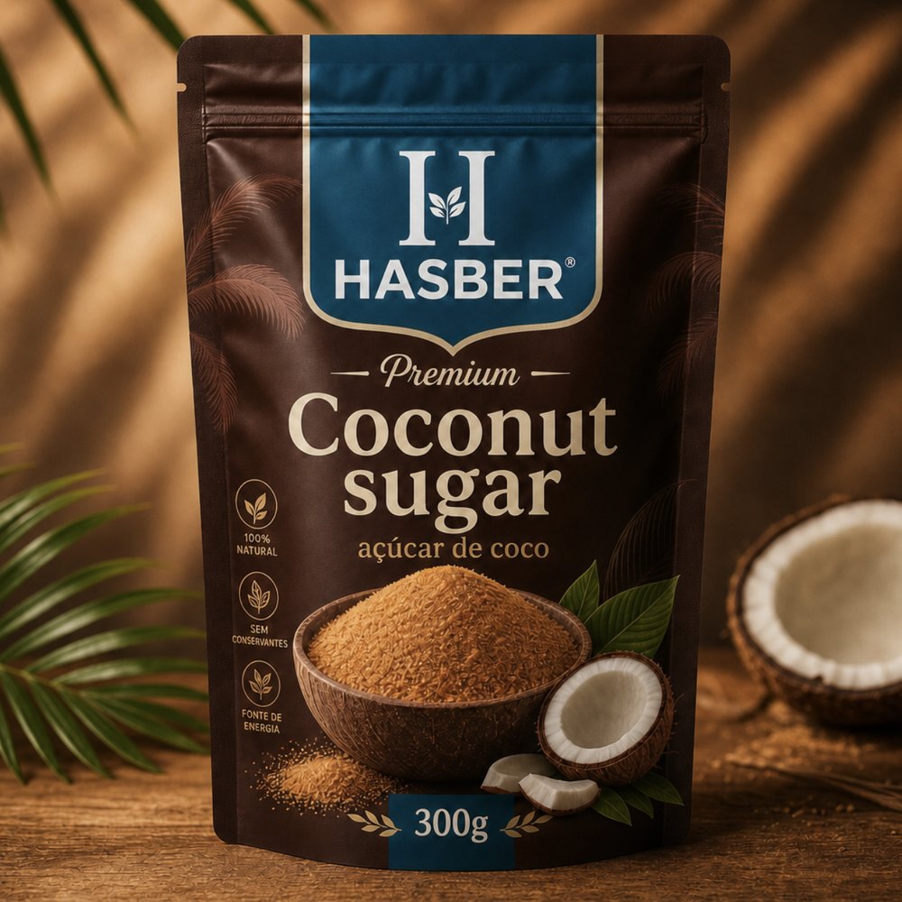 Açúcar de Coco Hasber 300g