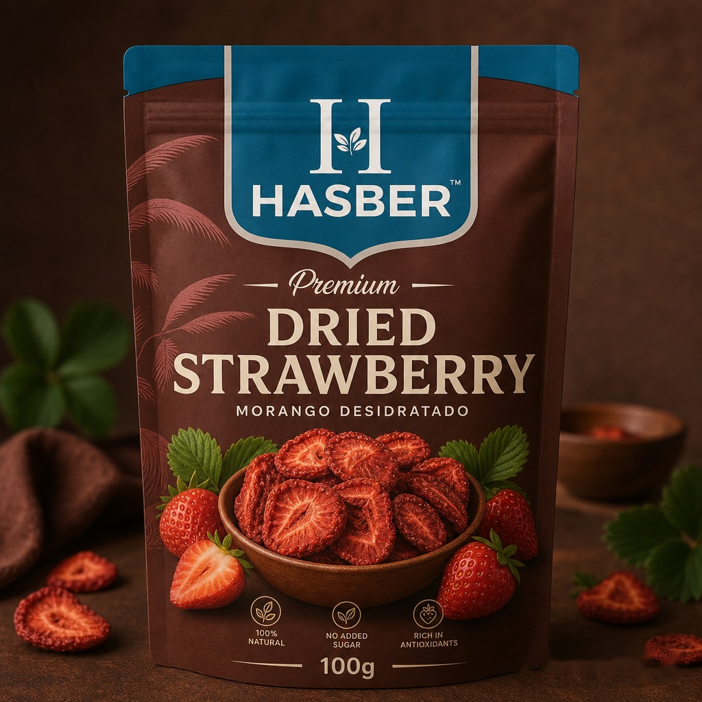 Morango Desidratado Hasber 100g
